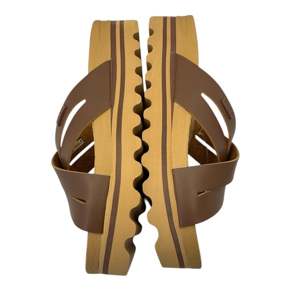 REEF Women's Kaia Cross Sandals Slip On Flat Comfort Summer Beach Casual, Size 7 - Picture 6 of 9